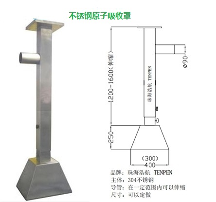 不锈钢原子吸收罩