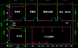 实验室给排水布置图