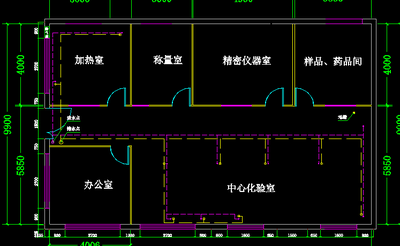 实验室给排水布置图