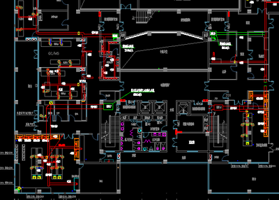 实验室通风系统布置图